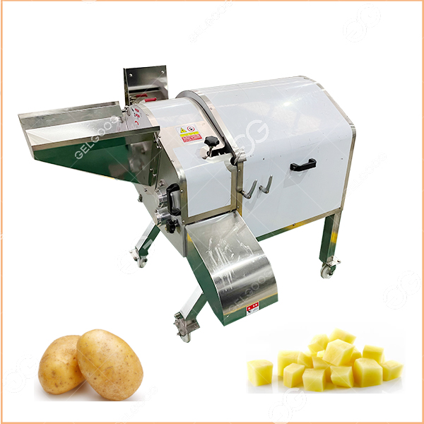 sweet potato cubes cutter dicer machine 