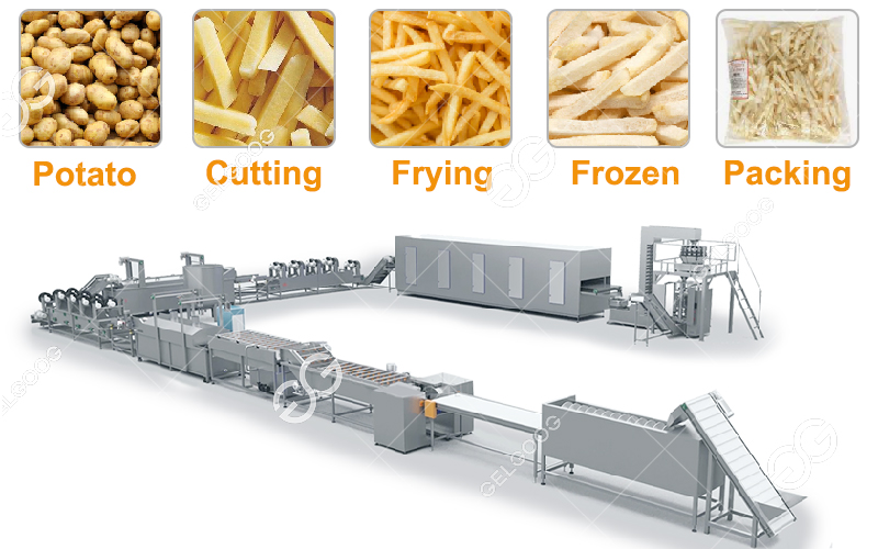 frozen fries production 