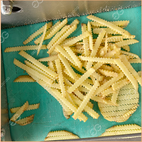 Crinkle Fries Cutting MachineCrinkle Shape French Fries Cutting