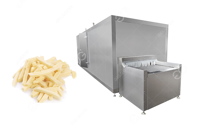 french fries freezing machine