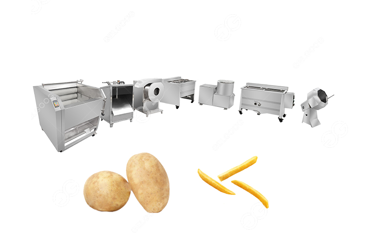 french fries production line in usa