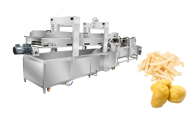 how are frozen fries produced