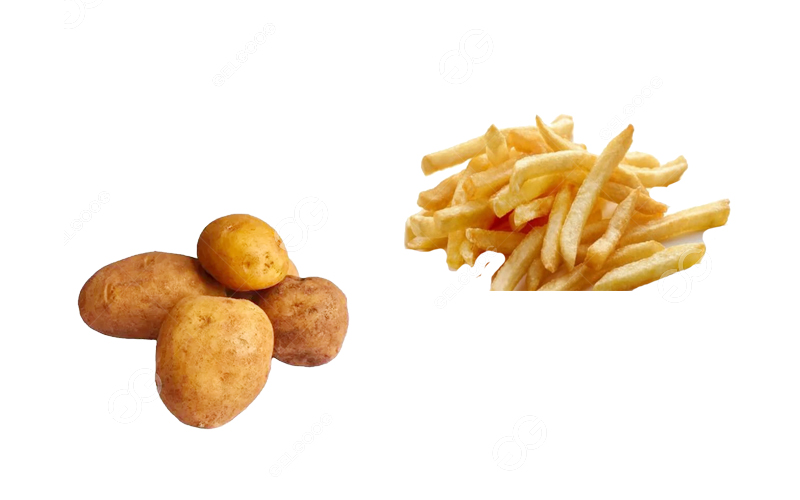 potato to french fries