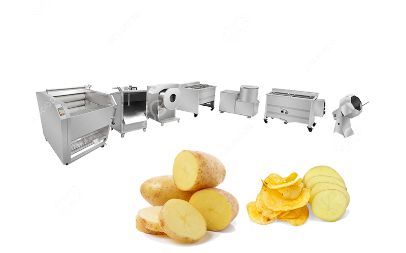 potato chips making machine in France