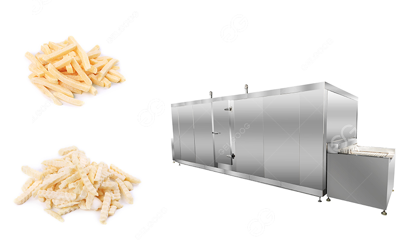 frozen french fries production process